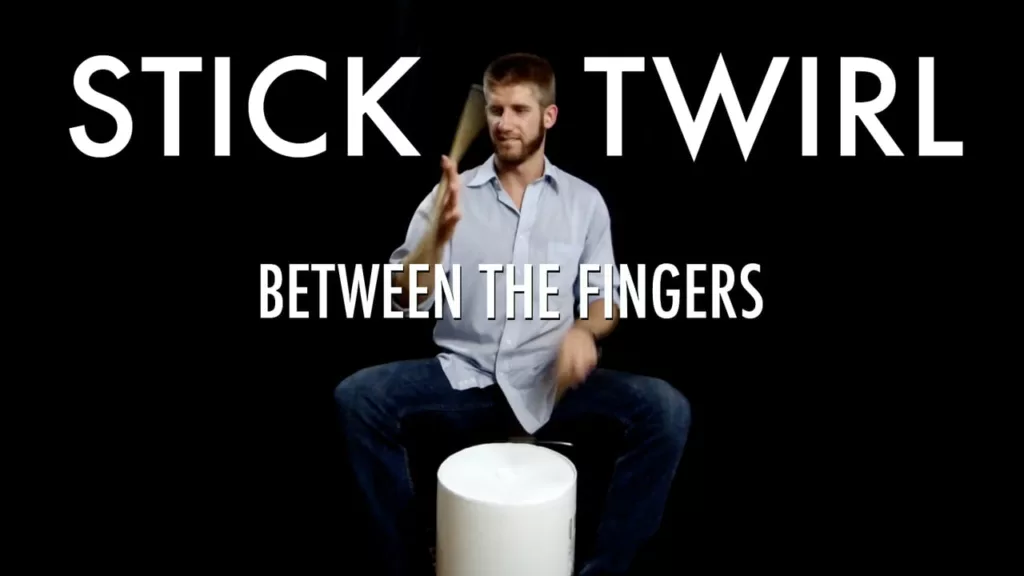 Stick Twirl Between The Fingers