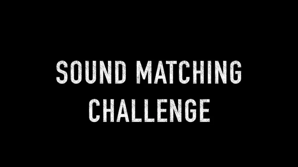 Sound Matching Challenge