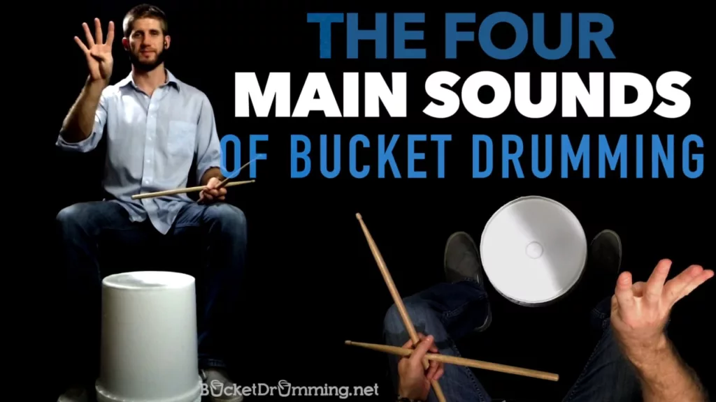 The Four Main Sounds of Bucket Drumming