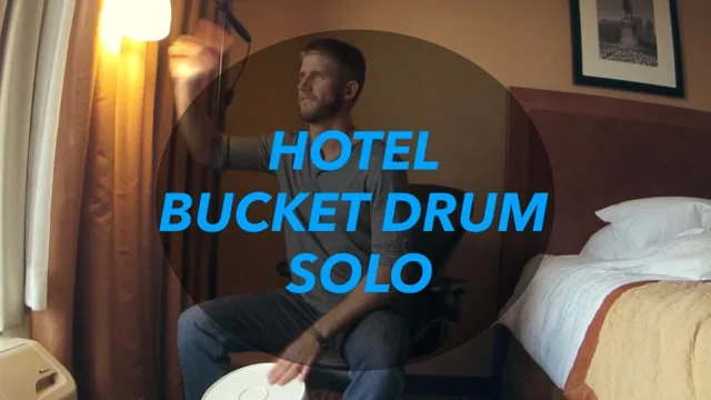 Hotel Bucket Drum Solo